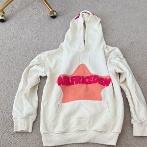 Aelfric Eden Kids Hoodie with Pink and Orange Star